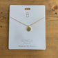 Initial B Necklace