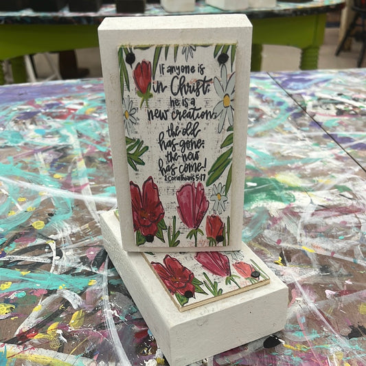 New Creation Happy Block