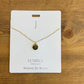 Initial J Necklace