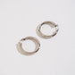 LARGE TUBE HOOP EARRINGS