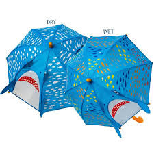 3D Shark Colour Change Umbrella