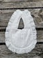 Ruffled Linen Bibs