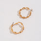 TWIST HOOP EARRINGS