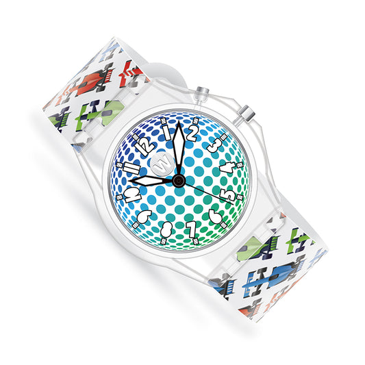 Race Cars Led Light-up Watch