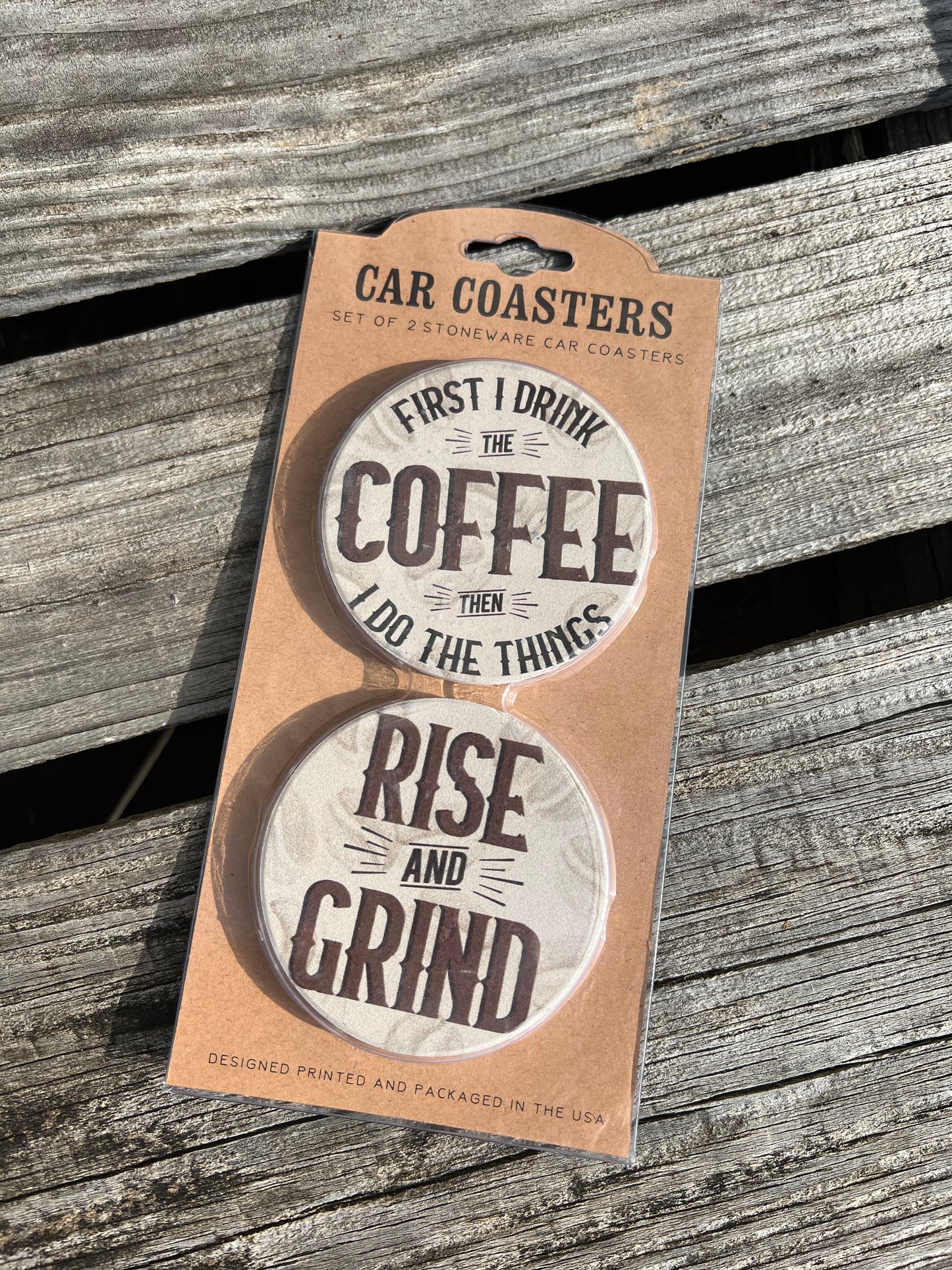 Coffee Car Coaster Set