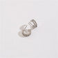 DOUBLE PAVE STYLE HOOP EARRINGS