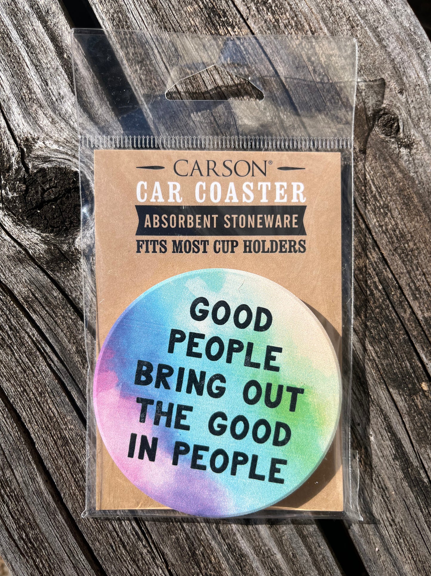 Good People Car Coaster