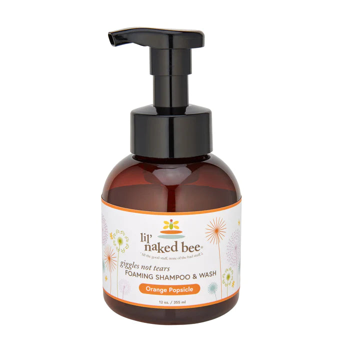 Orange Popsicle Giggles Not Tears Foaming Soap and Wash