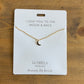 I LOVE YOU TO THE MOON & BACK  Necklace