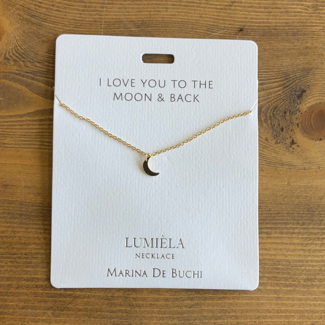 I LOVE YOU TO THE MOON & BACK  Necklace