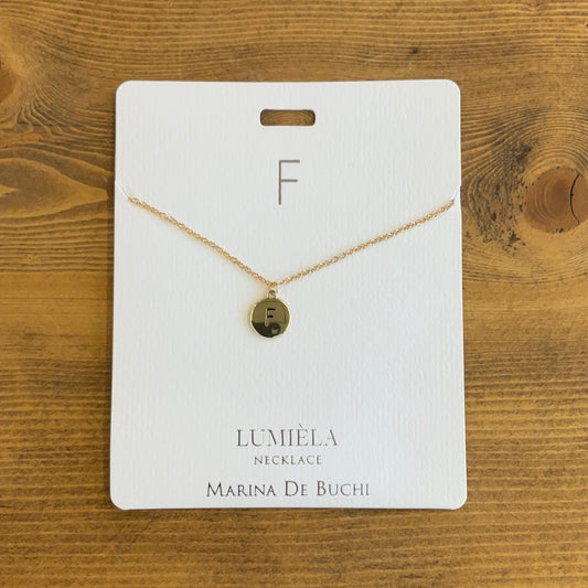 Initial F Necklace