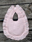 Ruffled Linen Bibs