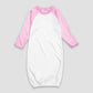 Baby Raglan Sleep Gowns with Mittens