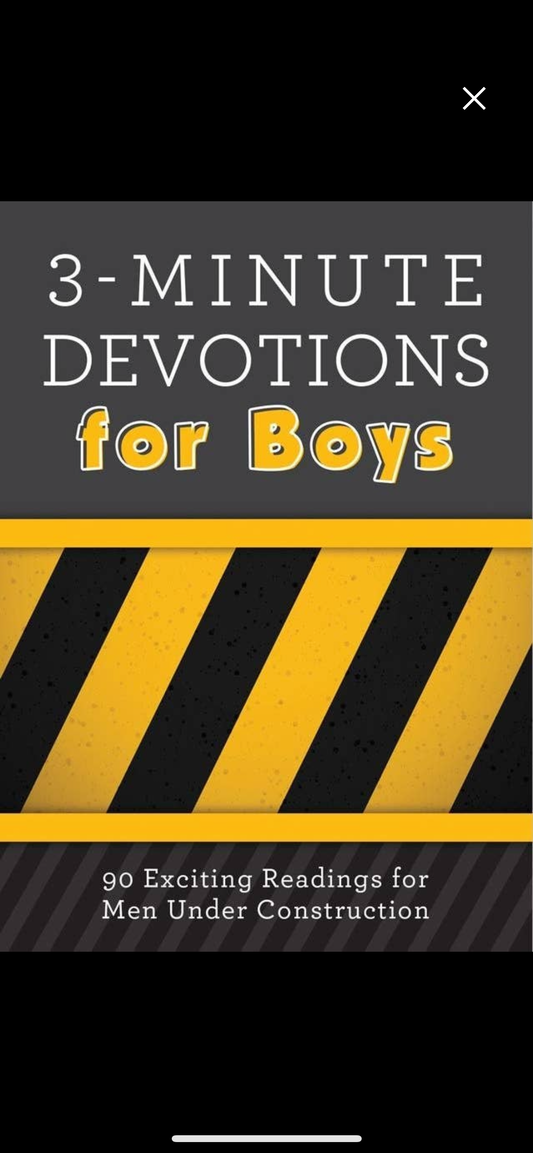 3-Minute Devotions for Boys