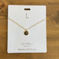 Initial L Necklace