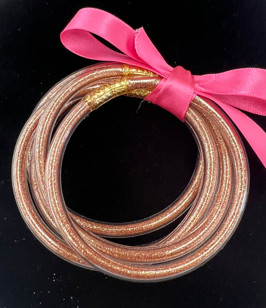 5 pcs Girls Glitter Bracelets