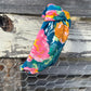 Teal Floral Headband