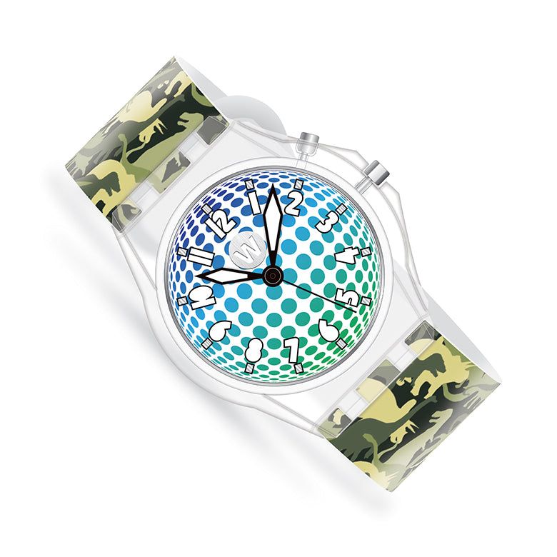 Dino Camo Led Light-up Watch