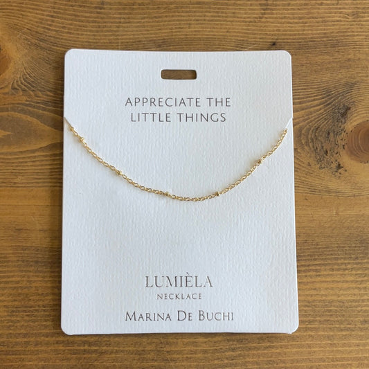 APPRECIATE THE LITTLE THINGS Necklace