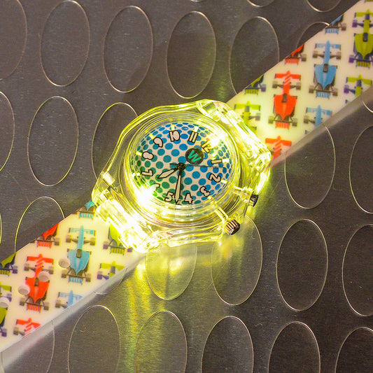Race Cars Led Light-up Watch