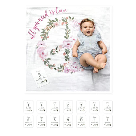 Baby’s First Year - Blanket & Card Set