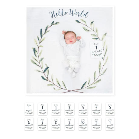 Baby’s First Year - Blanket & Card Set
