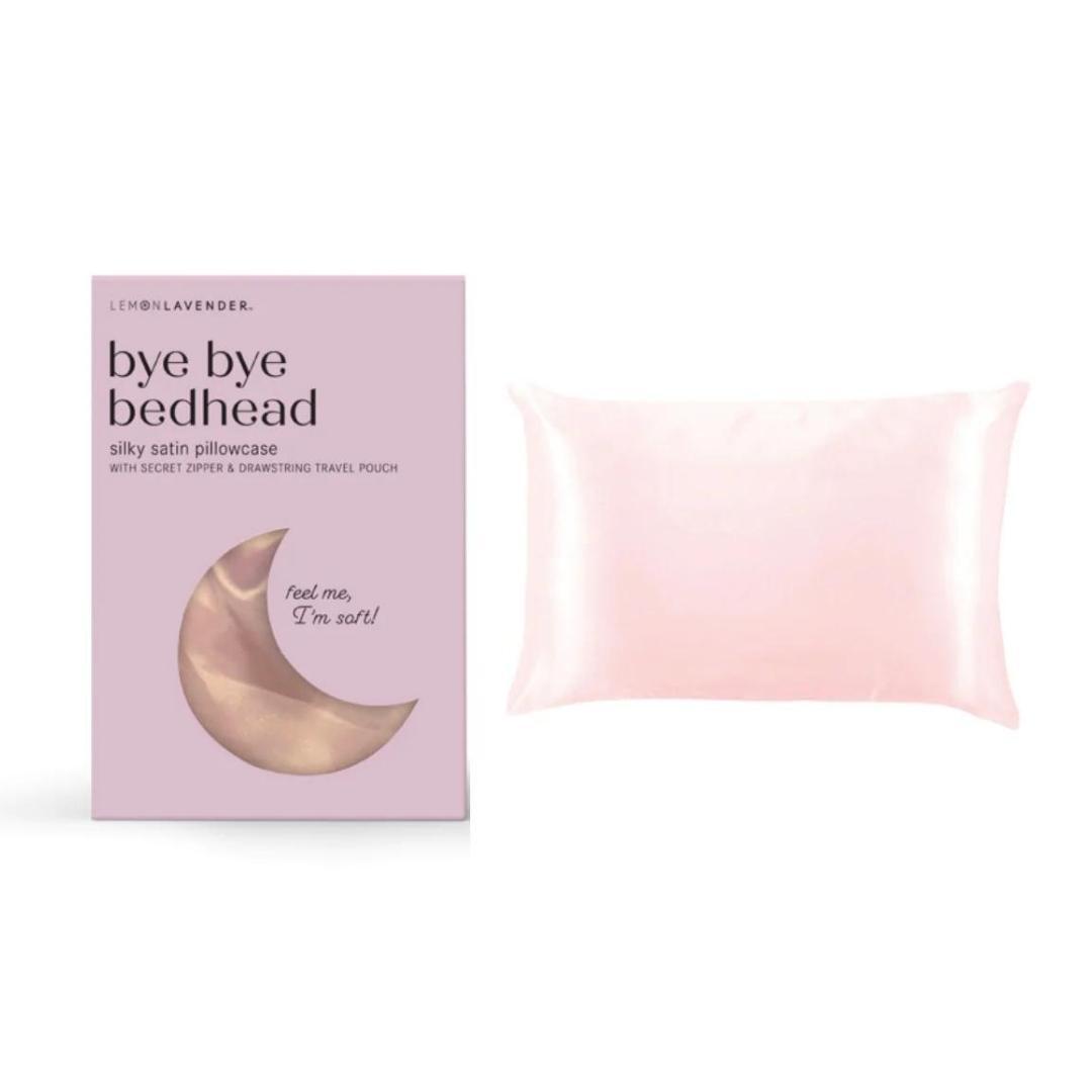 Lemon Lavender + Bye Bye Bed Head Queen Satin Pillowcases